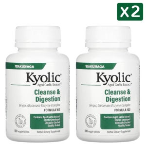 쿄릭 Kyolic 숙성 마늘 600mg 100정 x 2통 교릭 Garlic 고약사 약들약