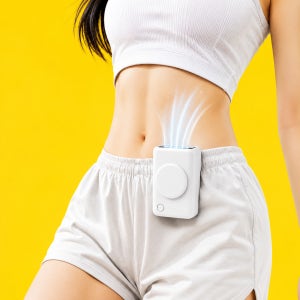 허리에차는선풍기 날개없는클립팬 옷 선풍기 옷에거는 웨어러블 바디팬