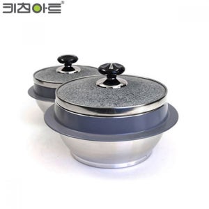 가리 키친아트 자연석 곱돌솥 돌뚜껑 19cm 5인용 솥밥 식당돌솥