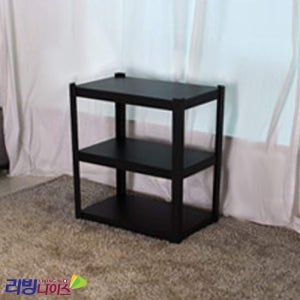 가리 리빙나이스 고릴라랙 600x400x600 3단 블랙 수납선반 철제3단선반