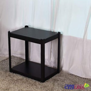 가네 리빙나이스 고릴라랙 600x400x900 2단 블랙 조립선반 세탁기선반 틈새수납장
