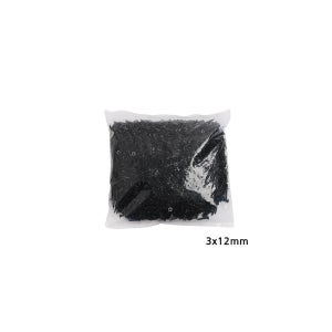 가리 다용도 3mm 피스 나사못 2000개입 길이 12mm 흑색 스크류볼트 흑색피스