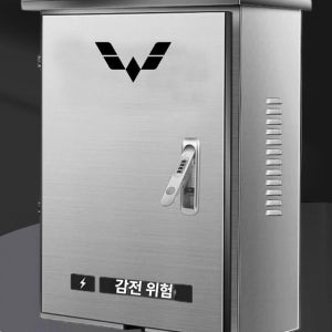 충전 케이블 박스 자동차용 실외 전기차 60x50x25 점프 잠금 벽걸이형