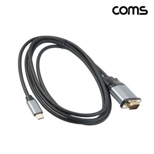 C to VGA 컨버터 케이블 1.8M C타입 RGB D-SUB USB FHD