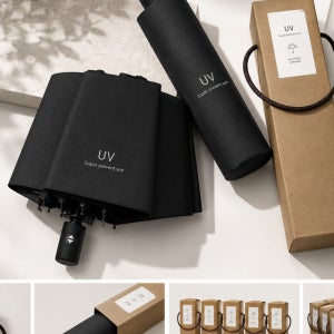 UV차단 자동 3단 우산 답례품 각인 결혼식 돌잔치 회사 행사 단체선물