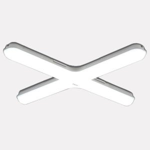 LED 등기구 십자등 60W 주광 PL 형광등 램프 조명 방 일자 교체 F 엘이디방등
