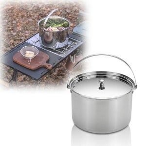 캠핑 스텐 전골 냄비 취사 조리 찌게 찜통 반합 밥솥 그릇 도구 식기 세트