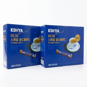 이디야 스페셜 골드블렌드 커피믹스 400T 리치크레마 대용량 스틱 2박스