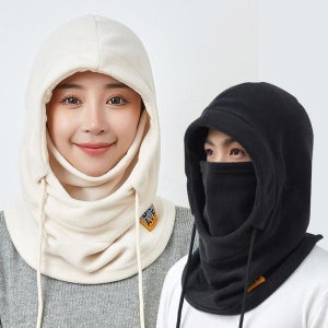 남성 여성 겨울 방한 용품 멀티 마스크 후드 넥 워머 모자 오토바이 목도리