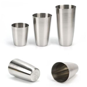 스텐 304 아이스커피컵 음료컵 칵테일컵 2호 약 590ml 믹싱컵 스댕컵 주스컵 이중 맥주컵
