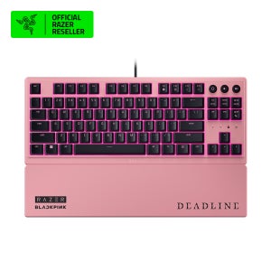 레이저코리아 ORNATA V3 TKL 게이밍 키보드 블랙핑크 에디션 영문각인