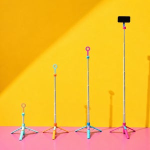 데코아르 멜로우 맥세이프 원터치 8단 셀카봉 삼각대 (167cm) - 리모컨 포함