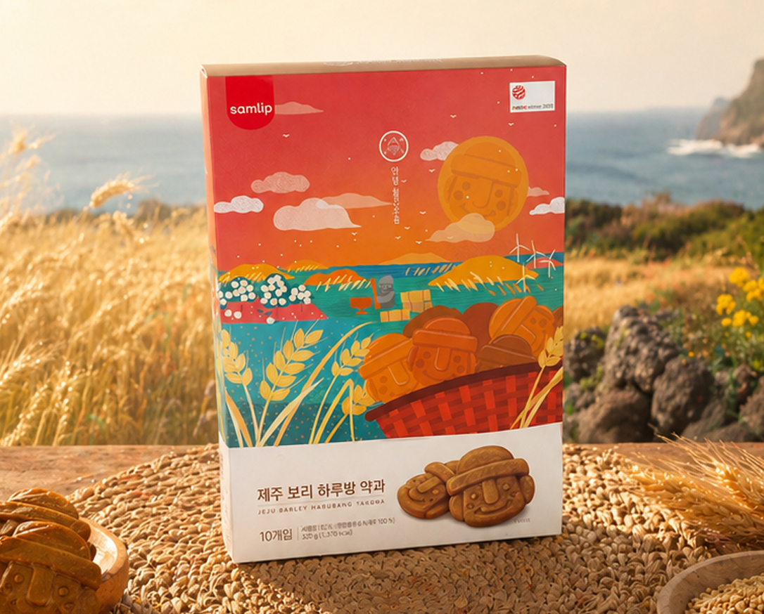 제주 보리 하르방 약과