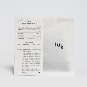 tuk NO.1 보이숙차 운남성 보이차 흑차 60g