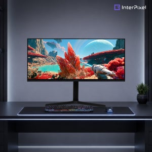 [신제품] 인터픽셀 IPU3440 UWQHD IPS 180Hz 게이밍 모니터 86~87cm(34인치)