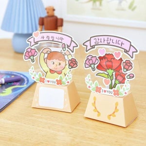 종이 카네이션 만들기 유치원 키트 어린이 DIY 어버이날 꽃미술재료 카드