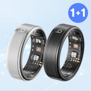 [1+1] G2 브링 스마트링 커플반지 실버 블랙 웨어러블 자체 개발 슬립테크
