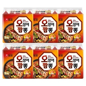 농심 오징어짬뽕 124g, 30개