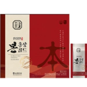 [농협 한삼인] 홍삼본골드 6년근 홍삼 진액 파우치 음료, 30포