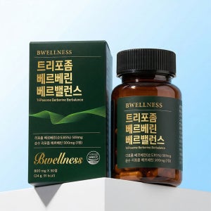 비웰니스 트리포좀 베르베린 500MG ,베르밸런스 식약처 HACCP 30정, 4개