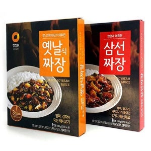 청정원 간편식품 옛날식 짜장 즉석요리 반 된장국 식사 전자렌지음식 자취생간단 추어탕