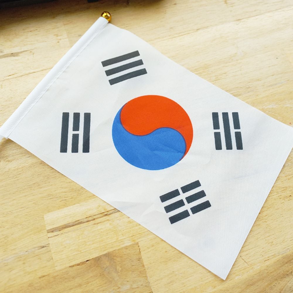 또와상회 폴리 응원 행사용 미니 태극 손태극기 천수기