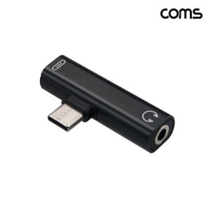 Coms C타입 이어폰 충전 젠더 USB-C 3.5mm 오디오 HA185