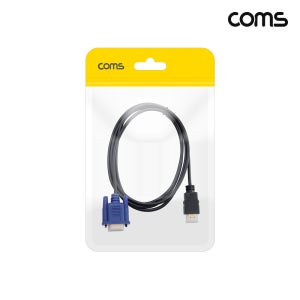 Coms HDMI to VGA변환 케이블 1.8M 1080P HA182
