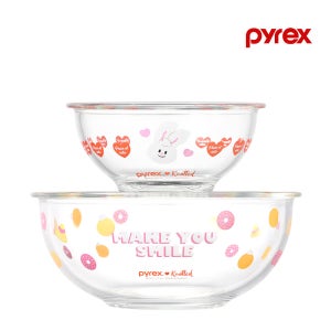 파이렉스 노티드2 믹싱볼 2P (880ml, 2.4L)