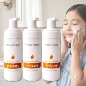 비타민사이언스 약산성 버블 폼클렌징 순한 거품 원스텝 클렌저 폼 150ml 3개