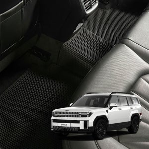 가온 TPE 찰랑 카매트 고무 벌집 차량 발매트 디올뉴 싼타페 MX5 HEV H202, 운전석+조수석+뒷자석