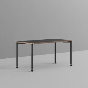 데스커 베이직책상 이동형 1400x700mm, 빈티지블랙