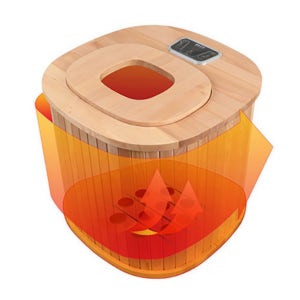 티케이마켓 피톤치드 건식족욕기 (좌훈겸용) 편백족욕기