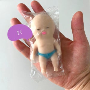 1+1 엽기베이비 말랑이 스퀴시 스트레스볼 촉감놀이 손장난감 모찌 인형