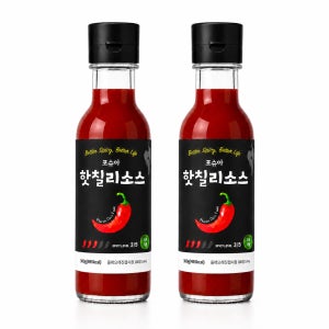 포슈아 핫칠리소스 스리라차 월남쌈 샤브샤브 쌀국수 매운 소스 300g, 2개