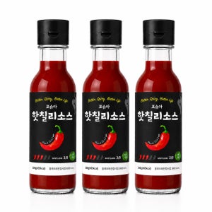 포슈아 핫칠리소스 스리라차 월남쌈 샤브샤브 쌀국수 매운 소스 300g, 3개