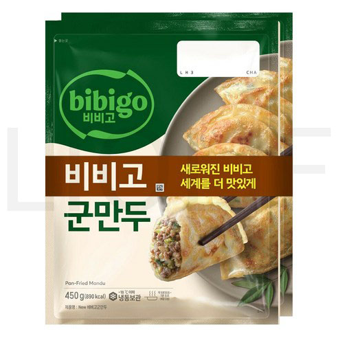 비비고 군만두 (냉동), 450g, 4개입 (9,980원) (1.5만무배)