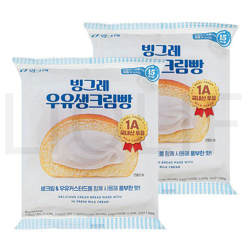 기타빵 우유생크림빵
