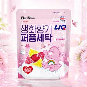 리큐X케어베어 퍼퓸파워캡슐 핑크블라썸 45입
