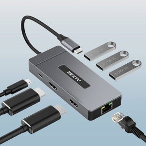 C타입 멀티허브 7in1 4K 듀얼 모니터 MST HDMI 확장 2371TCH DUAL
