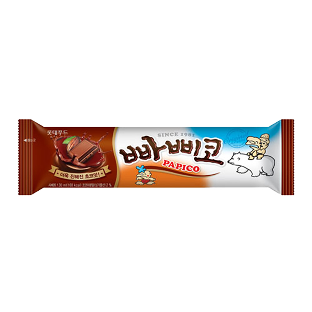 롯데 빠삐코 아이스크림 쭈쭈바 튜브