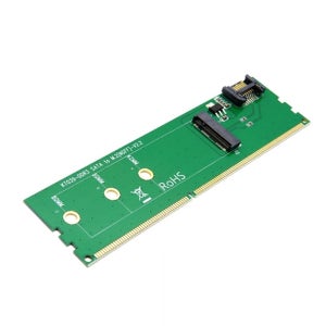 SSD 연결확장 컨버터 DDR3슬롯 M.2 NGFF BKey SATA 7P 어댑터