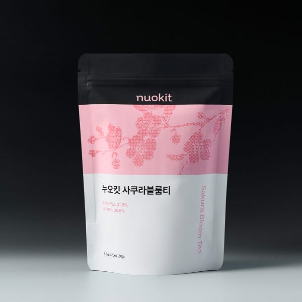 누오킷 사쿠라블룸티 / 벚꽃유산균 생리전후 마시기 좋은 티 히비스커스맛