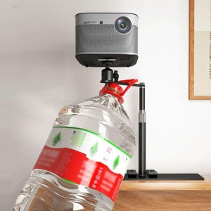 빔프로젝터 거치대 틈새 옆 빔프로젝트 미니 쇼파 위 받침대 디럭스 대형 텔레스코픽 헤드스탠드블랙