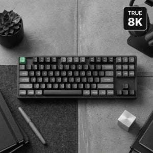 키크론 K8 Ultra 무선 8K 고성능 기계식 키보드 애플 블랙, 라이트 저소음 바나나축