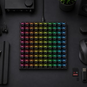 키크론 C100 8K 커스텀 매크로 패드 무선 기계식 키보드 단축키 컨트롤러 스트림덱