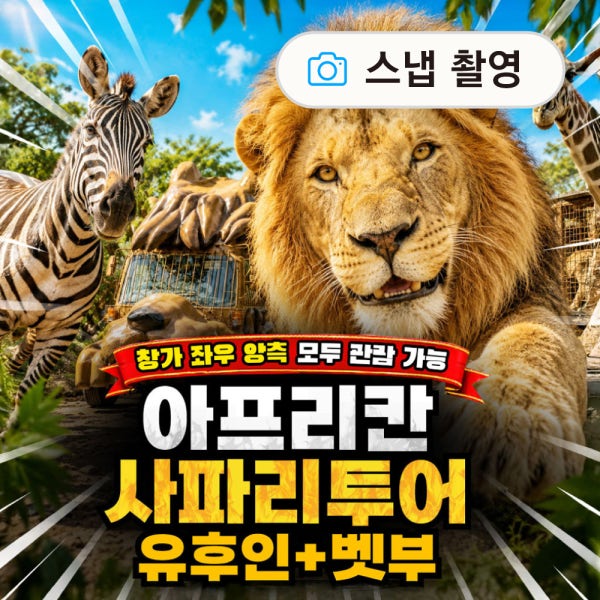후쿠오카 사파리 유후인 벳푸 아프리칸 사파리 감성 일일 버스 투어 입장료 포함 유투어버스