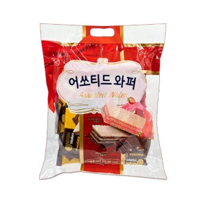 오성 어쏘티드 와퍼 440g x6개 한박스 대용량 벌크 과자 쵸코와퍼 딸기와퍼