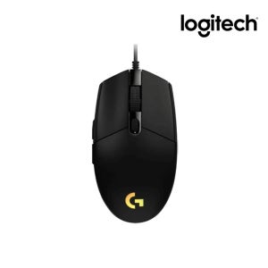 [국내정품] 로지텍코리아 G102IC 2세대 LIGHTSYNC 블랙 벌크 유선 게이밍 광마우스 PC방