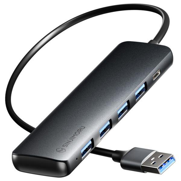 신지모루 4in1 4포트 멀티허브 USB3.0 A타입 5Gbps 고속전송 노트북 USB허브